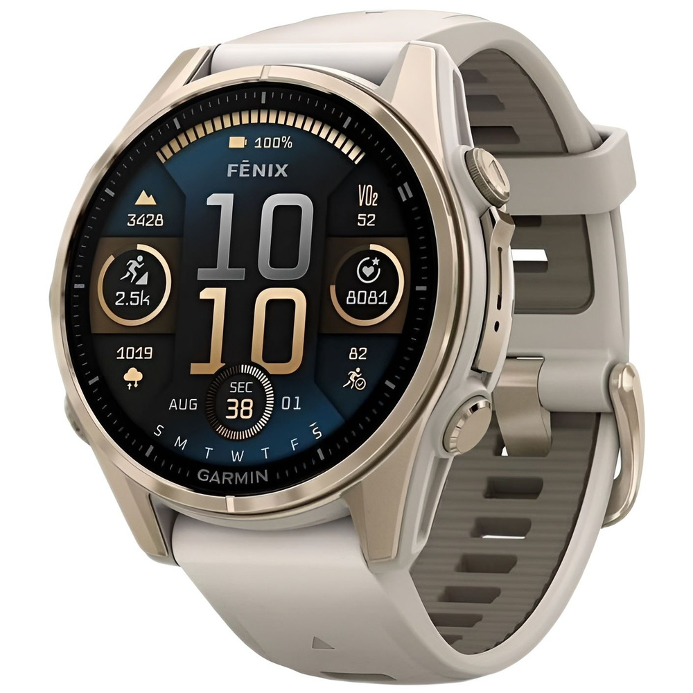 Garmin Fenix 8 43mm Amoled Sapphire Soft Gold, умные часы, 43 мм #1