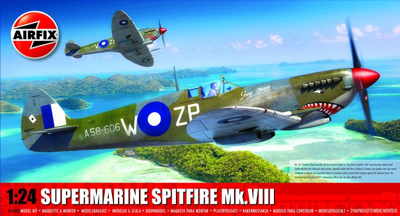 Сборная модель 1/24 Supermarine Spitfire Mk.VIII (Airfix) #1