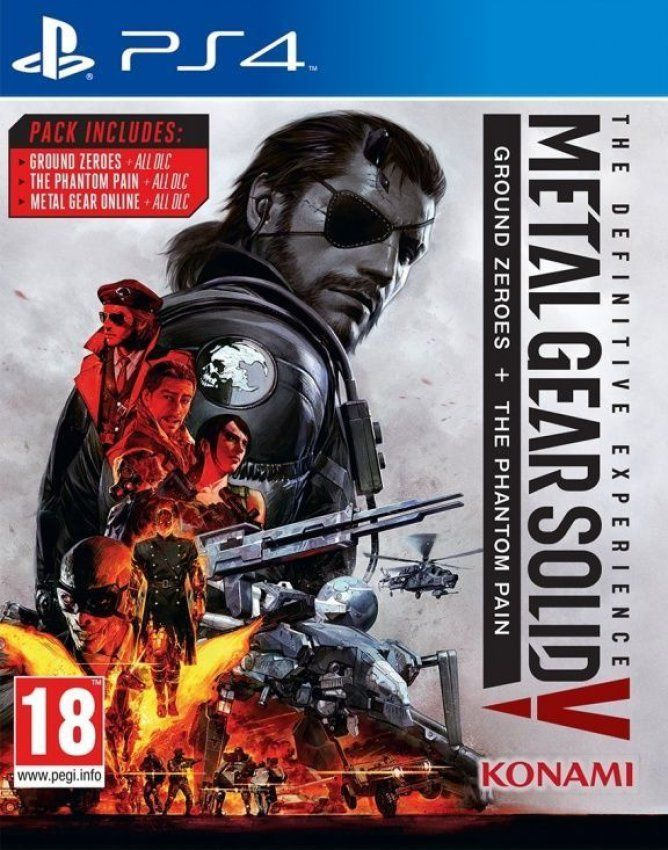 Диск с Игрой Metal Gear Solid 5 (V): Definitive Experience Русская Версия (PS4). Новый лицензионный запечатанный диск.