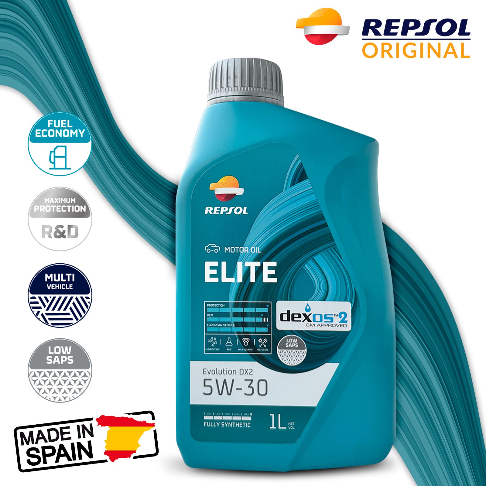 Repsolrpeliteevolution5W-30Масломоторное,Синтетическое,1л