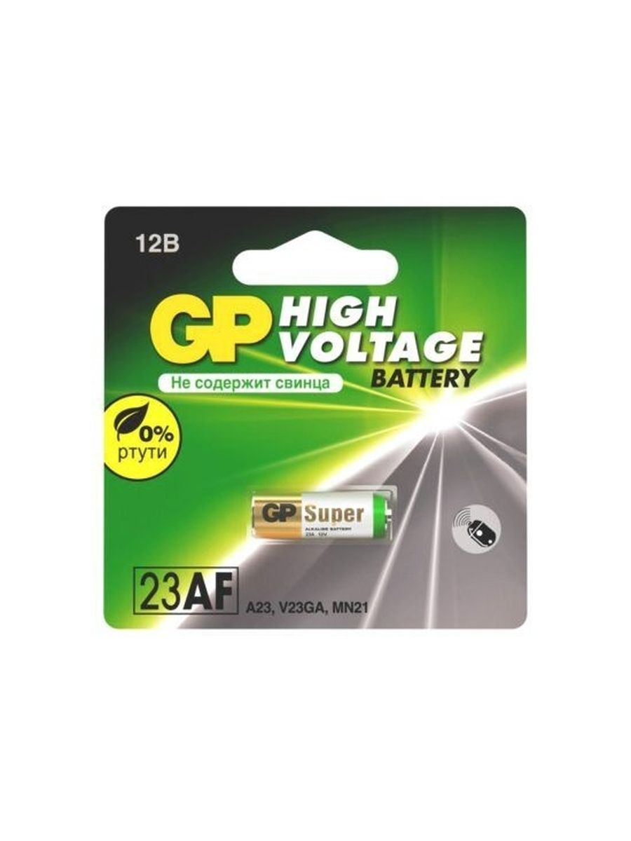 БатарейкаGPSuper23A(MN21)щелочная,высоковольтная,1шт