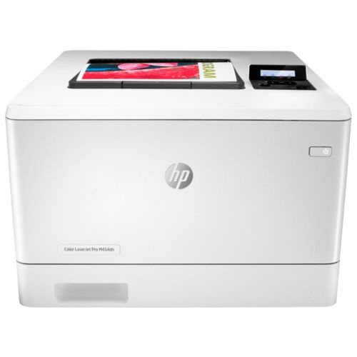 Принтер лазерный HP Color LaserJet Pro M454dw (цветной, A4, 600dpi, 27ppm, 512Mb, Duplex, WiFi, Lan, #1