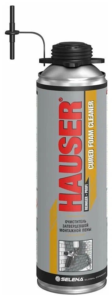 Очиститель для ЗАТВЕРДЕВШЕЙ монтажной пены Hauser, 420 г, Универсальное средство для удаления полиуретановой #1