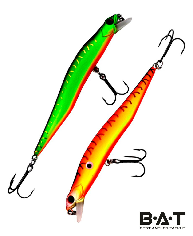 Воблер BAT Premium 003 STOOP MINNOW (110 мм., 11,5 гр.1 м.) #MR10 #1