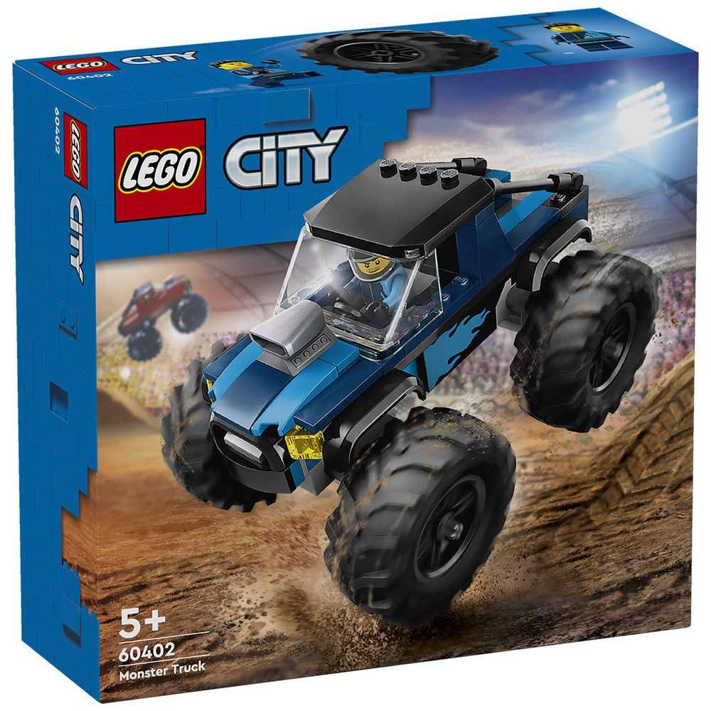 Конструктор LEGO City 60402 Синий монстр-трак #1