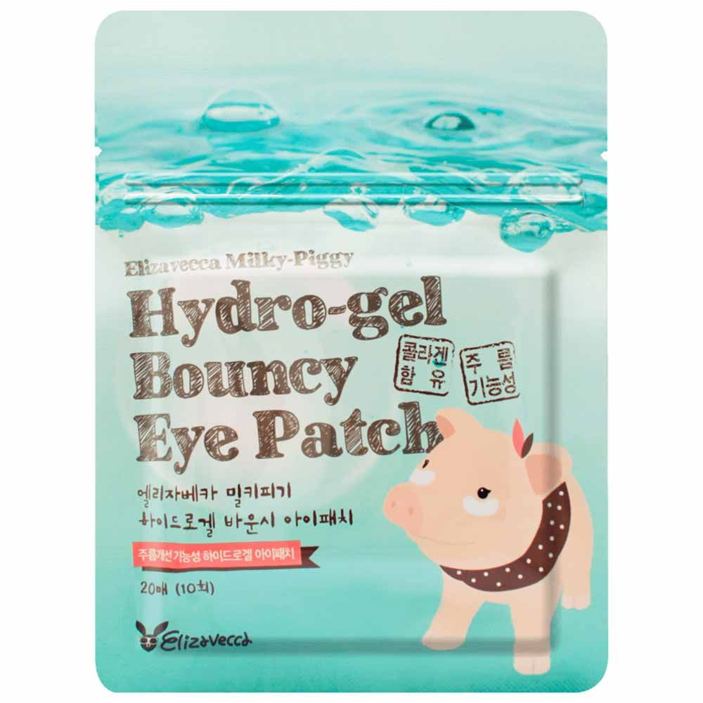 Elizavecca Набор гидрогелевых патчей для кожи вокруг глаз Milky Piggy Hydro Gel Bouncy Eye Patch  #1