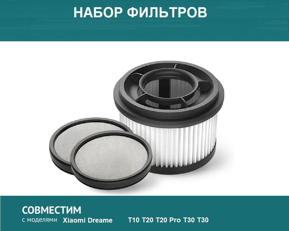 Набор фильтров для пылесосов Dreame T10/T20/T20 Pro/T30/T30 Neo #1