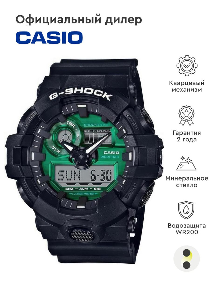 Мужские наручные часы Casio G-Shock GA-700MG-1A #1