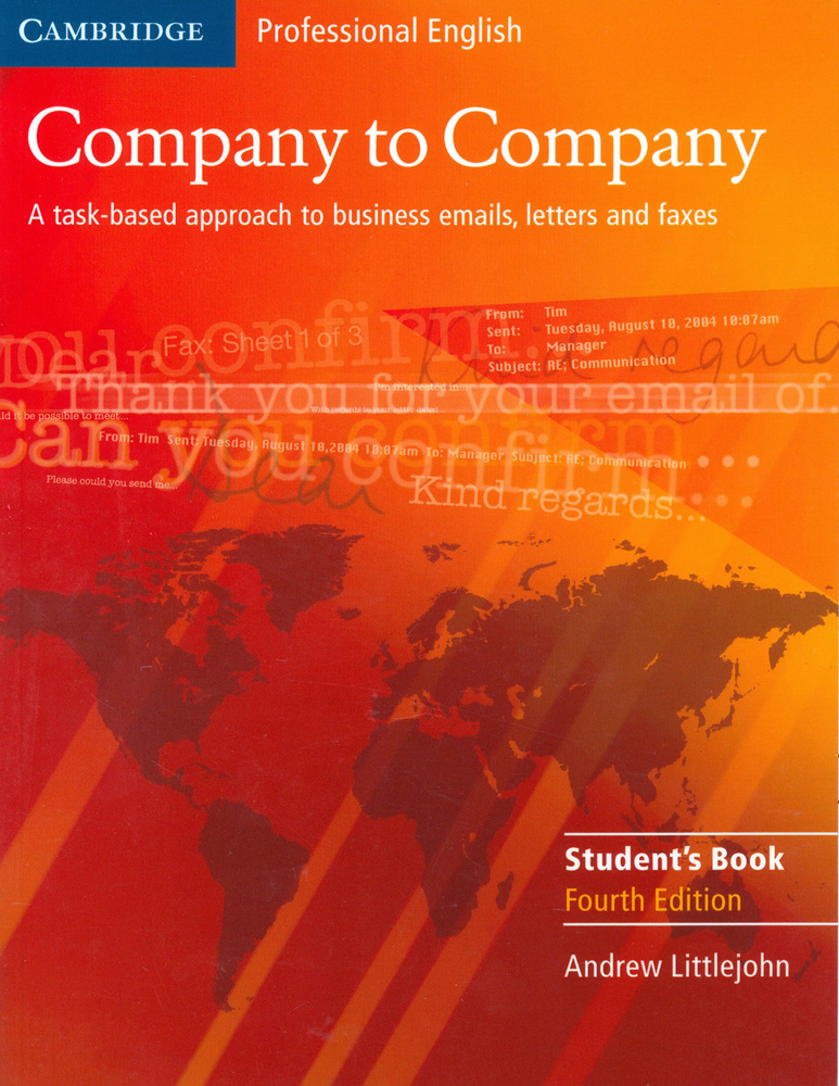 Company to Company. 4th Edition. Student's Book / Учебник | Littlejohn Andrew #1