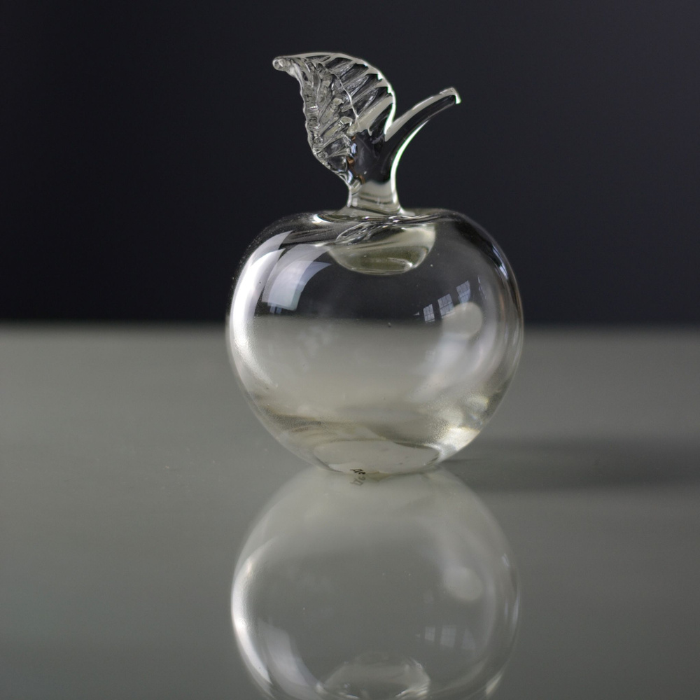 Декоративное изделие из стекла "Яблоко" (5358 100/1) Неман стеклозавод  #1