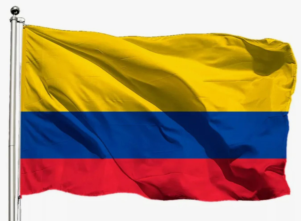 Флаг Колумбии 90х135 см #1