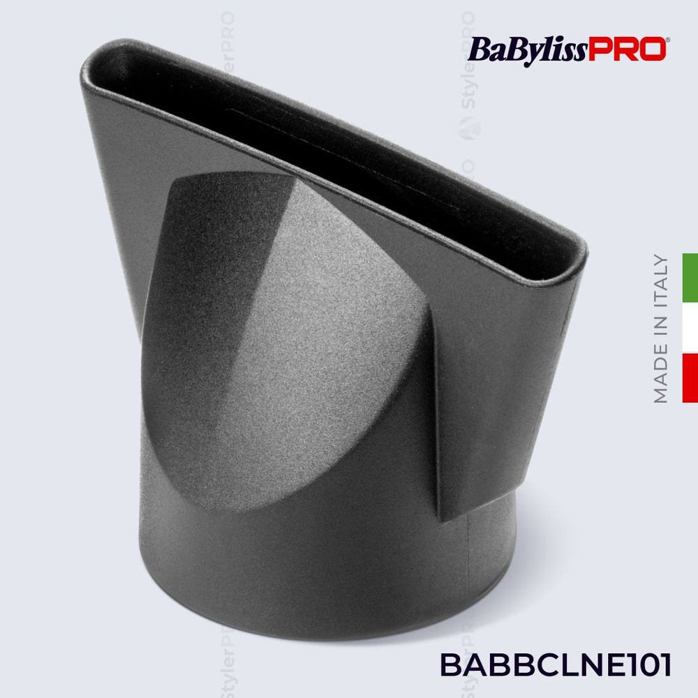 Насадка-концентратор BaByliss Pro BABBCLNE101 для профессиональных фенов, размер сопла 75х6 мм, посадочный #1