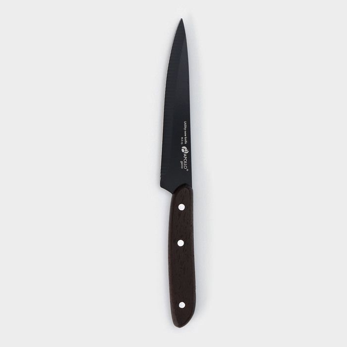 Нож кухонный универсальный Genio BlackStar, лезвие 11 см #1