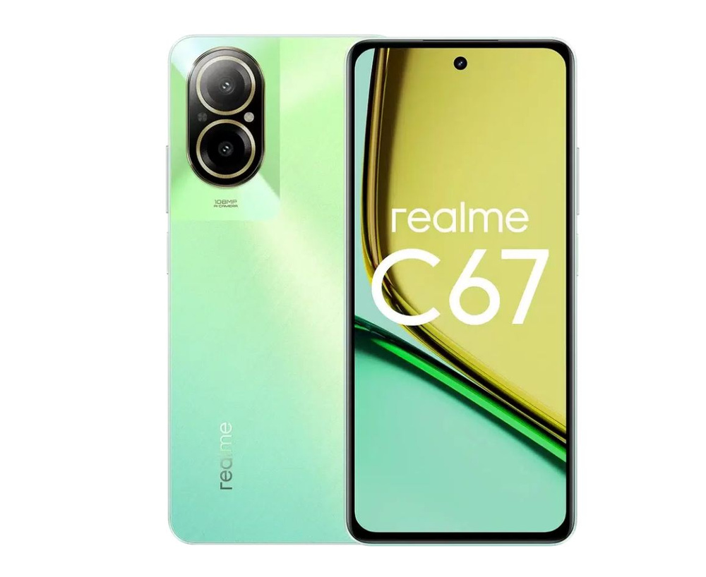 realme Смартфон C67 6/128 ГБ, зеленый #1