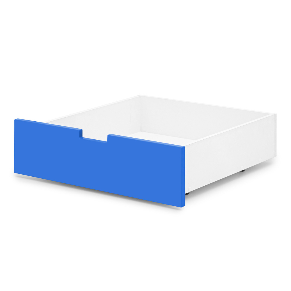 Деревянный выкатной ящик для кровати Бельмарко "Svogen синий"  #1