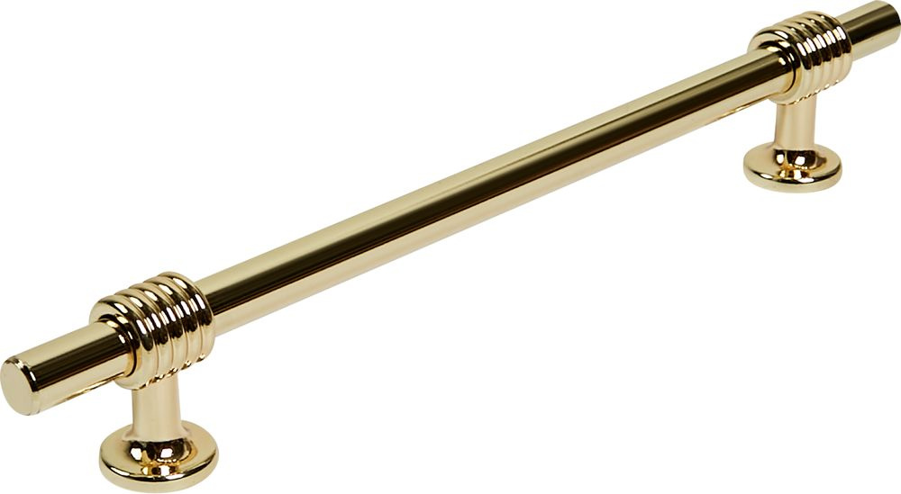 Ручка-рейлинг мебельная 7905 160 мм цвет матовое золото #1