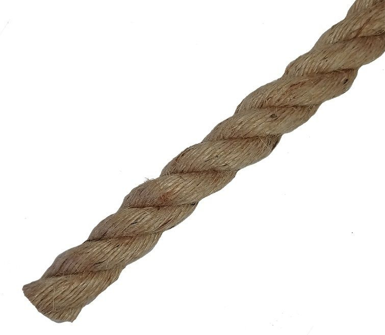 Веревка джут 19 мм цвет золотисто-коричневый, на отрез (2 шт.), ВД14333869  #1