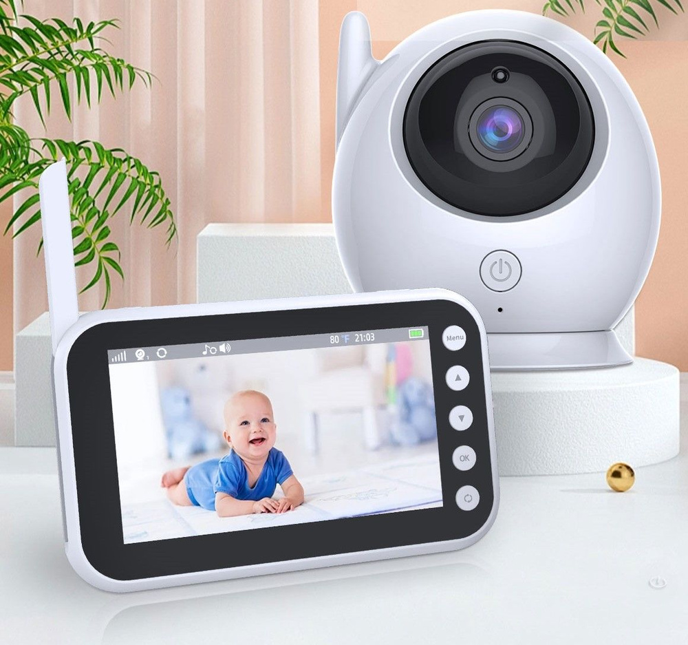 Видеоняня Xiaomi Baby Monitor Camera 2,4G BMC100 #1