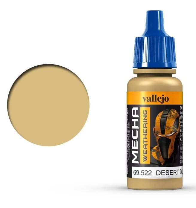 Краска для сборных моделей Vallejo "Mecha Weathering" 69.522 Desert Dust Wash #1