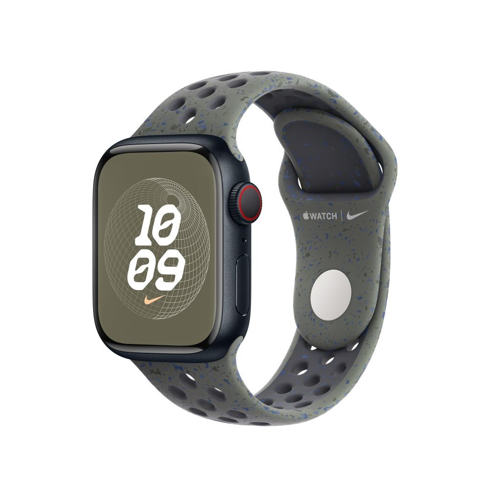 Ремешок силиконовый Cargo Khaki Nike Sport Band Size S/M (Рабочий хаки) Apple Watch 41mm (38mm; 40mm) #1