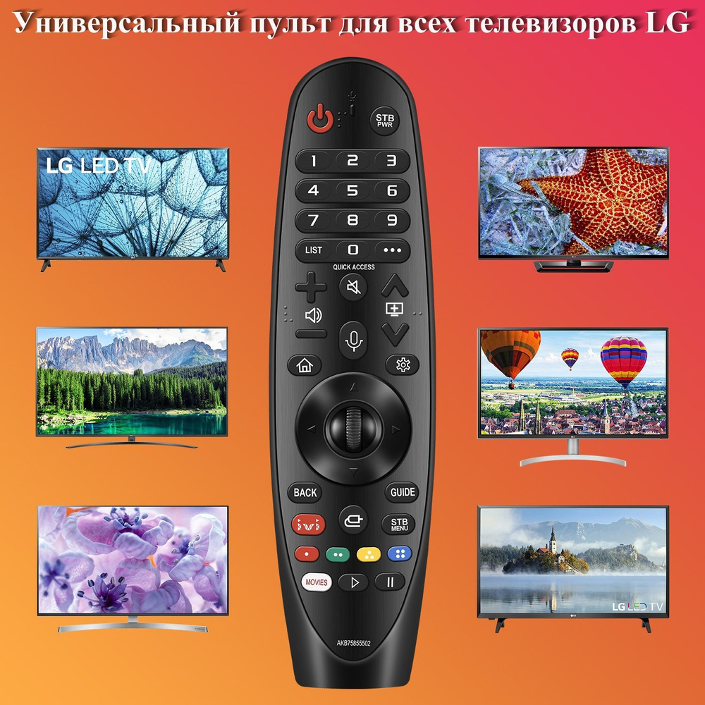 Пульт ДУ для телевизоров LG Magic Motion MR20GA LG Smart TV remote Пульт(AKB75855502) с кнопкой "IVI" #1