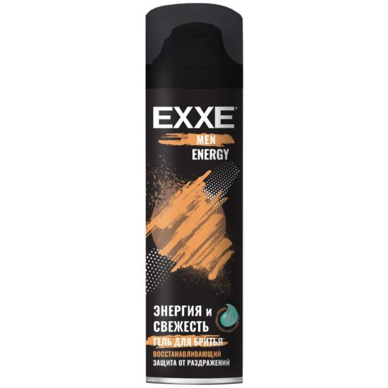EXXE Гель для бритья, Men Energy, мужской, Восстанавливающий, 200 мл  #1
