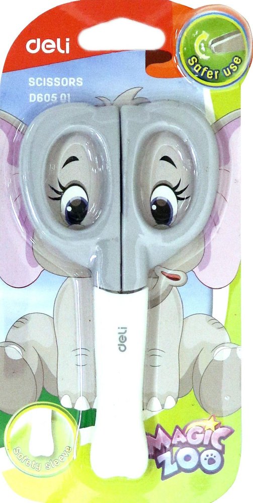 Ножницы детские "Magic Zoo" (125 мм, в ассортименте) (ED60501) #1
