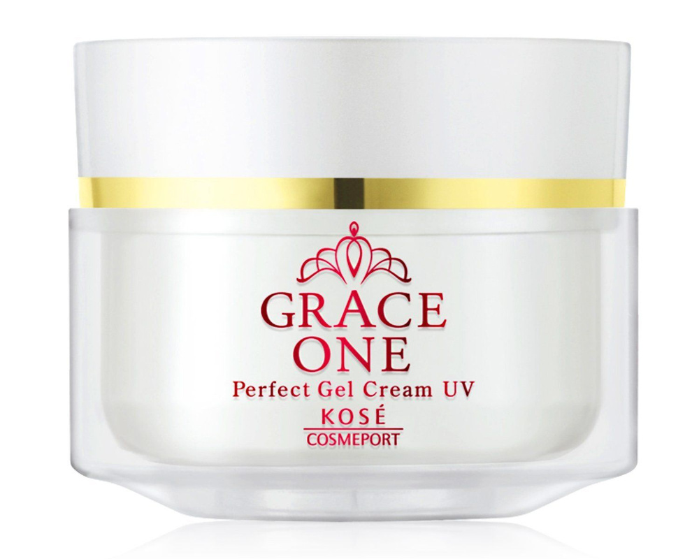 KOSE Grace One Perfect Gel Cream UV SPF50+ Многофункциональный питательный гелевый крем для ухода за #1