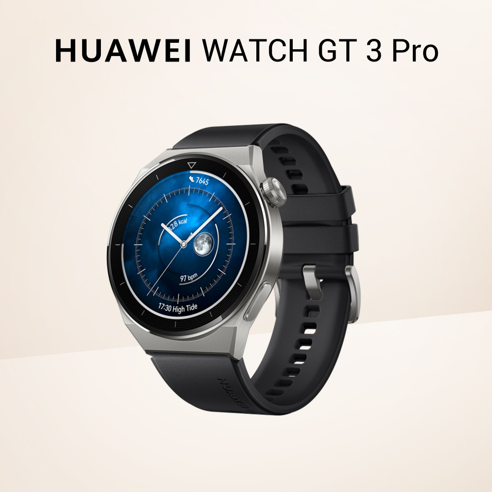 Смарт-часы HUAWEI WATCH GT 3 Pro, 46 мм, черный #1