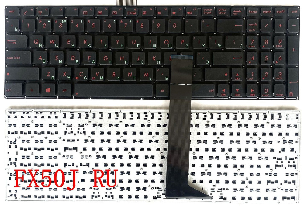 Новая клавиатура для Asus Pro550C Pro550L FL5000C FX50J FX550J R505J R510C R510D Клавиатура красного #1