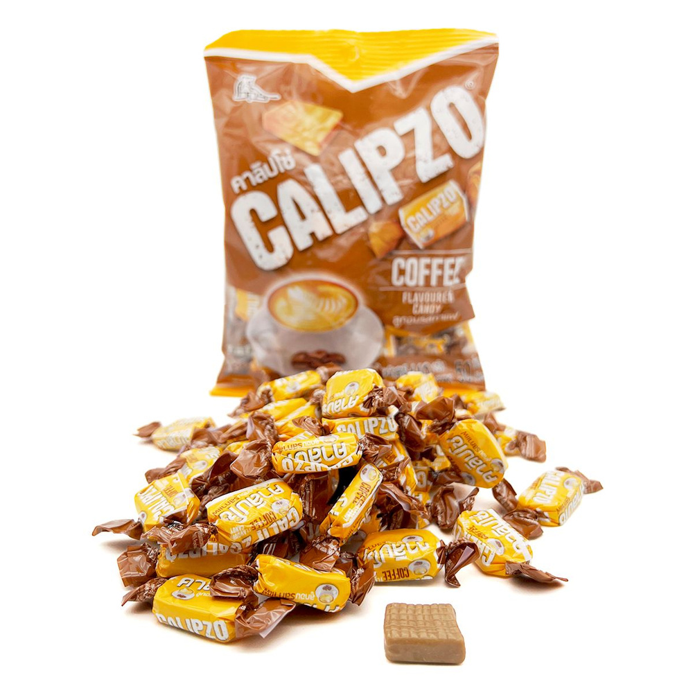 Boonprasert Конфета жевательная со вкусом кофе Calipzo Coffee Flavoured Candy (50 шт), 140 г  #1