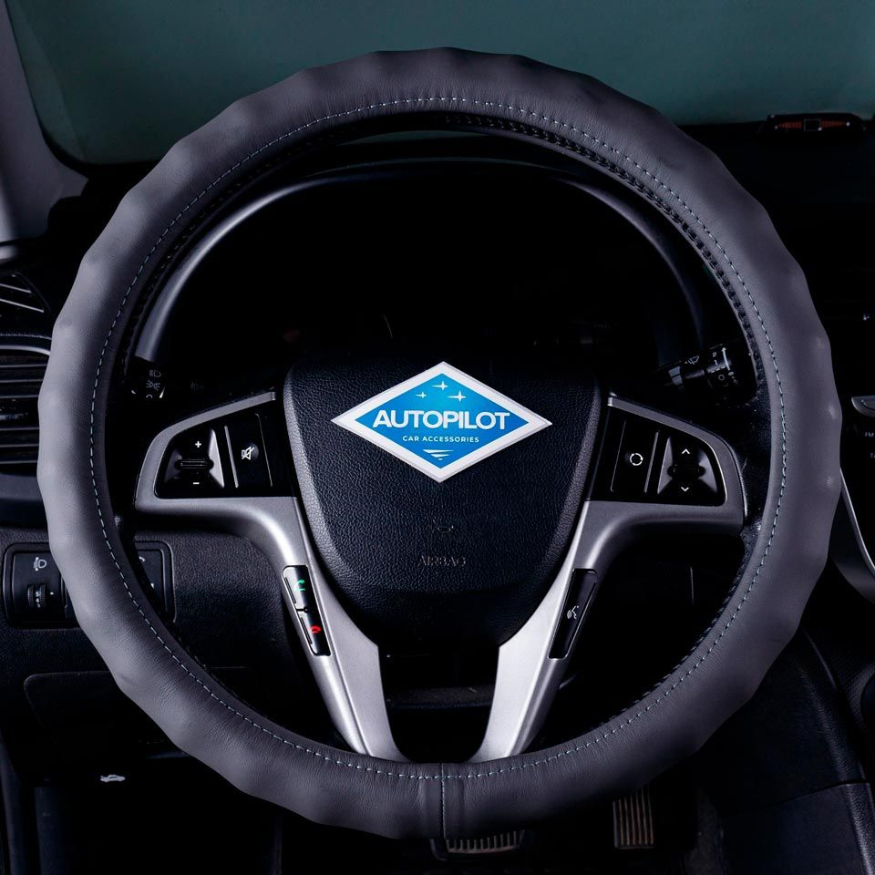 Оплетка, чехол (накидка) на руль Киа Церато (2021 - 2024) седан / Kia ...