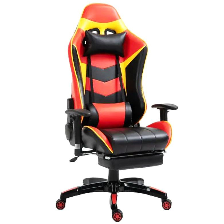 CyberZone Игровое компьютерное кресло, красный с черным 40 #1
