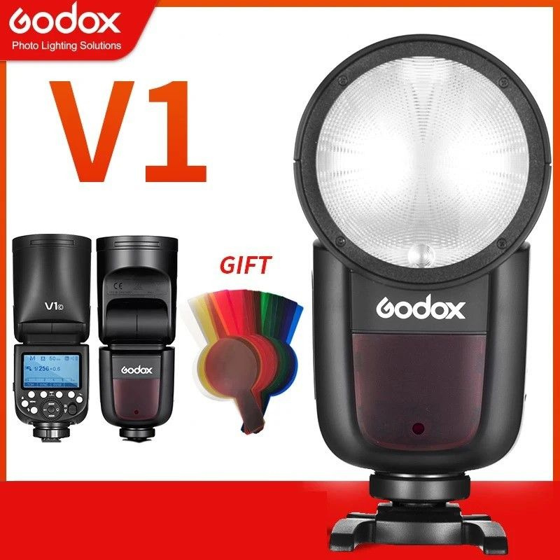 Godox V1 вспышка V1N TTL 1/8000s HSS Литиевая Батарея Вспышка Speedlite для Nikon  #1