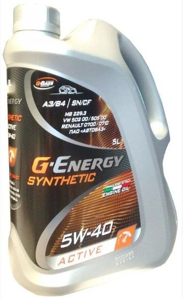 G-Energy 5W-40 Масло моторное, Синтетическое, 5 л #1