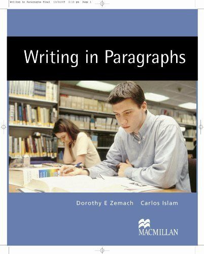 Writing In Paragraphs Student's Book #1