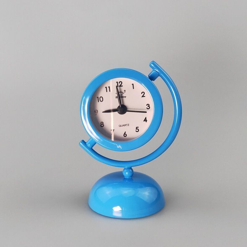 Стильные механические настольные часы - будильник MyPads 419444 простые в использовании, металлические, #1