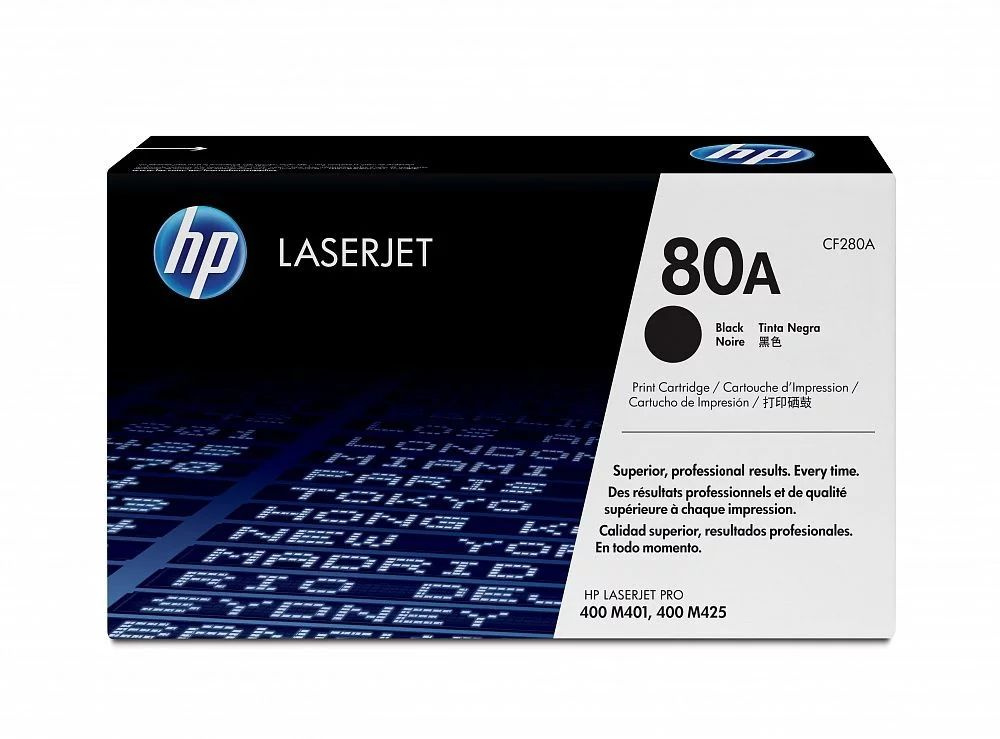 Картридж оригинальный HP 80A (CF280A) Black для принтера HP LaserJet Pro 400 M425dn; LaserJet Pro 400 #1