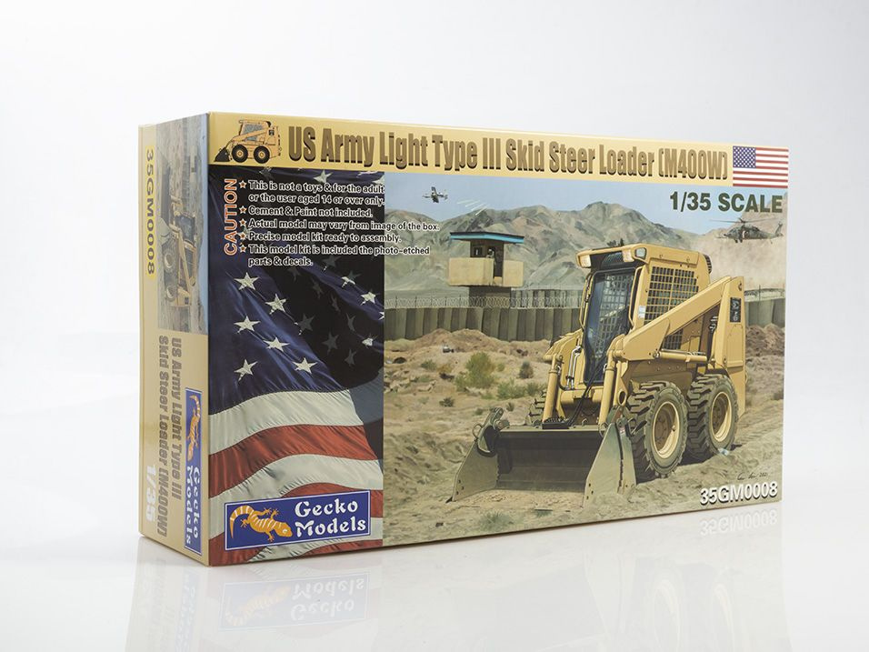 Сборная модель военной техники US Army Light Type III Skid Steer Loader (M400W), масштаб 1/35  #1