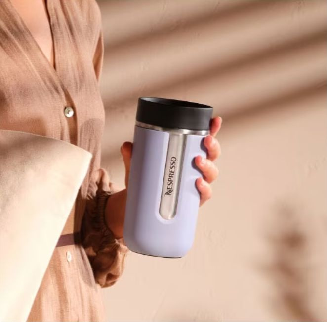 Термокружка Nespresso Nomad Travel Mug Medium, Lavender 400 мл. #1