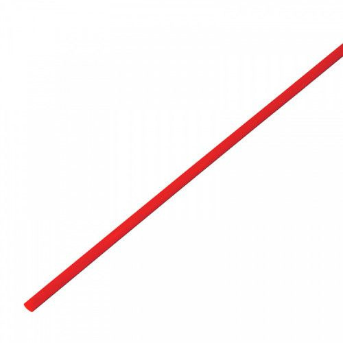 Термоусаживаемая трубка REXANT 5,0/2,5 мм, красная 20-5004 (упак 50 шт по 1 м)  #1