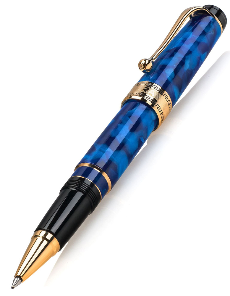 Ручка-роллер AURORA Optima Variegated Blue Gold Plated Trim (AU 975-BA) #1