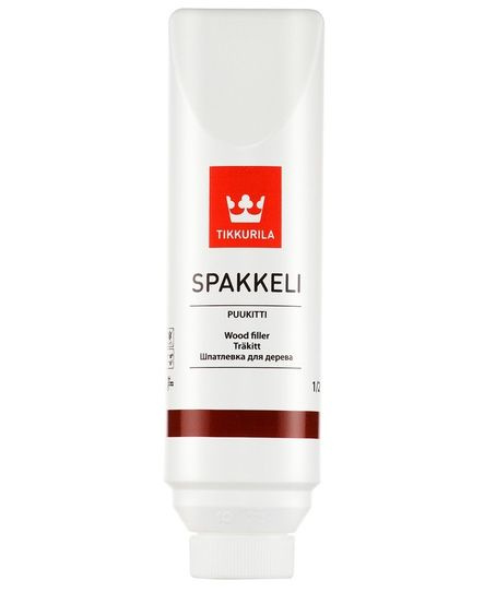 Tikkurila Spakkeli Puukiti/Тиккурила Спаккели Пуукити, 0.5л,Цвет Береза,шпаклевка для дерева  #1