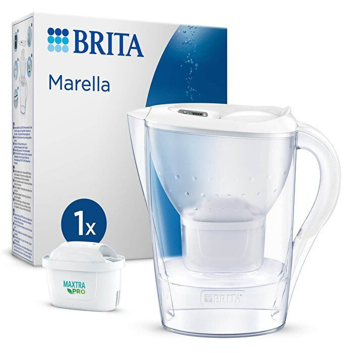 Кувшин с фильтром для воды BRITA Marella XL, 3,5 л с 1 сменным картриджем MAXTRA+ (система 3-кратной #1