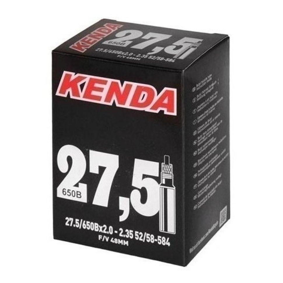 Велокамера Kenda 27.5x2.0-2.35, f/v-48 мм с антипрокольным наполнителем  #1