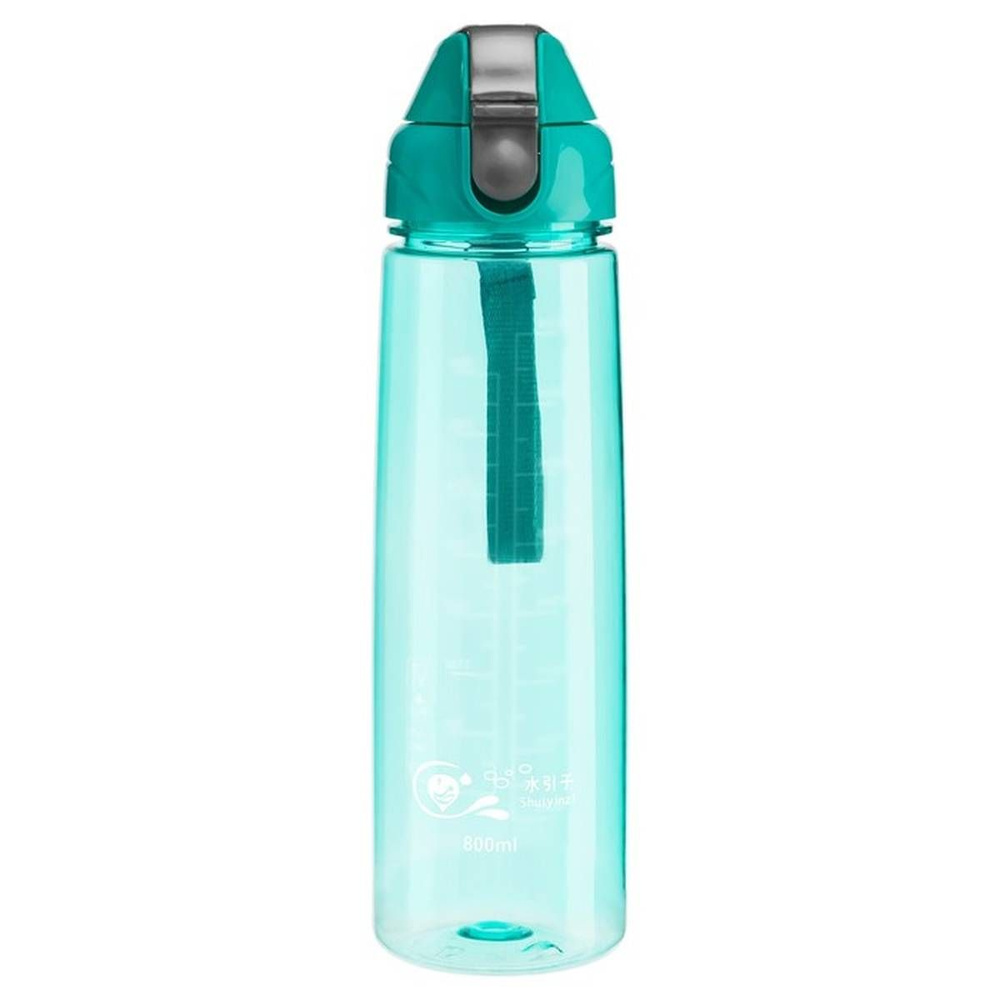 Бутылка для воды - Айви, 800 мл, пластик, бирюзовая, 1 шт. #1