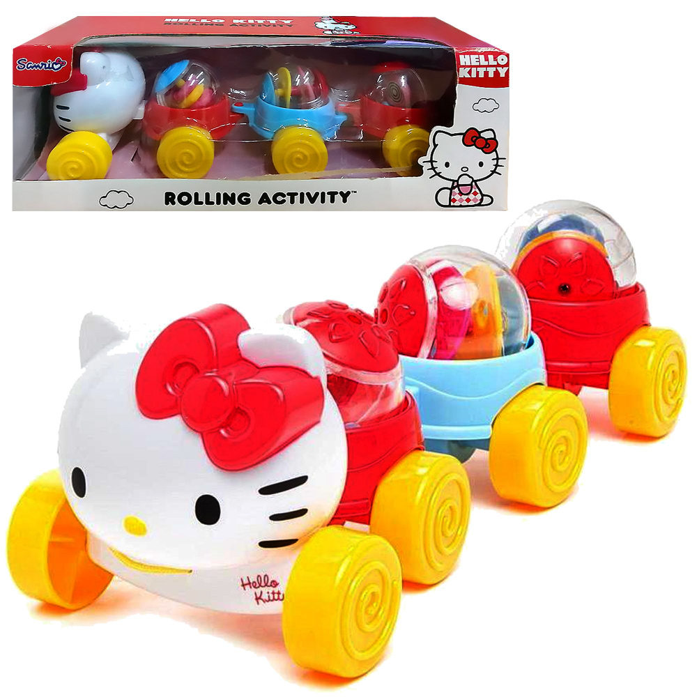 Каталка-игрушка с крутящимися мячиками Hello Kitty Unimax #1
