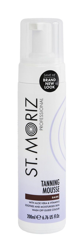 Автобронзант-мусс для тела St. Moriz Professional Tanning Mousse Dark, 200 мл  #1