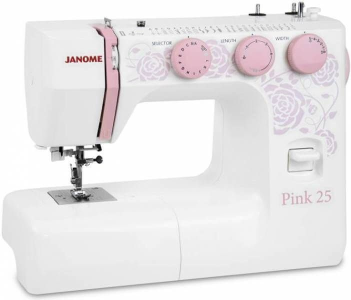 Швейная машина Janome Pink 25 / Джаноме Пинк 25 / 25 операций / вертикальный челнок / петля-автомат  #1