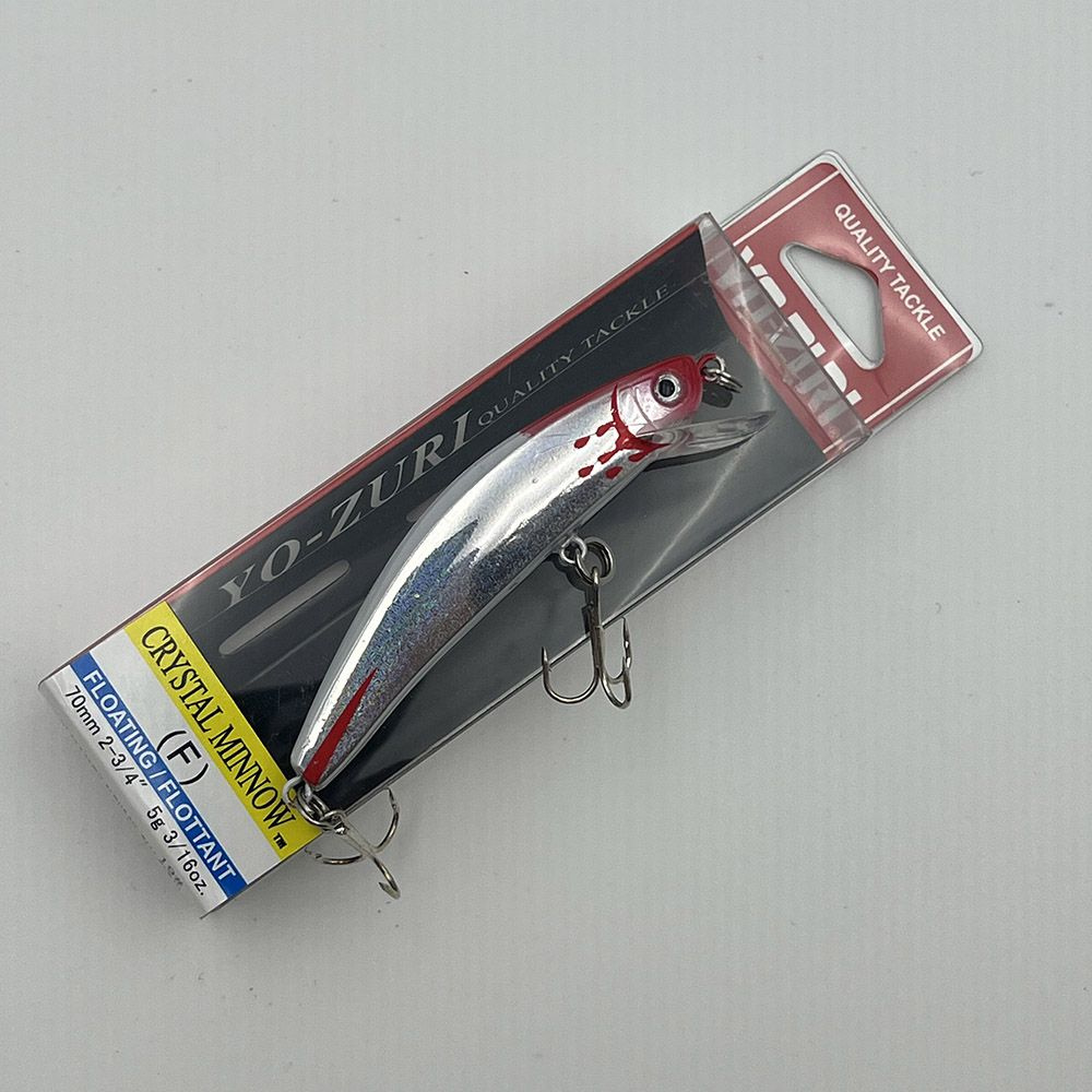 Воблер для рыбалки Yo Zuri Crystal Killer minnow-F 70mm 5g на щуку, жерех, судак, окунь минноу  #1